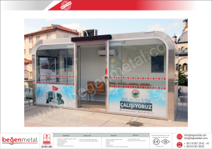  Stainless Air-conditioned bus stop