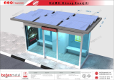 <p>
	We manufacture Solar Powered Bus Shelter.</p>
<p>
	Advertising Panels and Air Conditioner takes their power from Solar Panels.</p>
<p>
	This secific type is the best choice for hot countries like Africa and Middle East.</p>
<p>
	We have made its production for Oman before.</p>
<p>
	Bus shelters have bolted system, they&#39;re very easy to install and assemble.</p>
<p>
	We can include desired additions into bus shelter. Such as; Wi-fi, Info screen that shows Bus arrival times, Digital Clock.</p>
